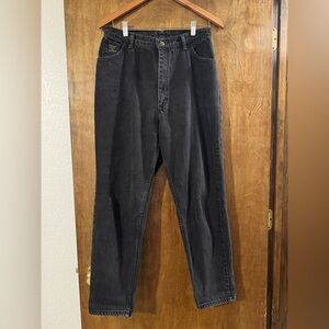 Vintage Wrangler for Women high rise black denim